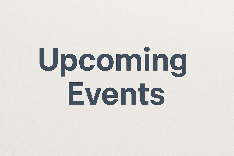 Upcoming events