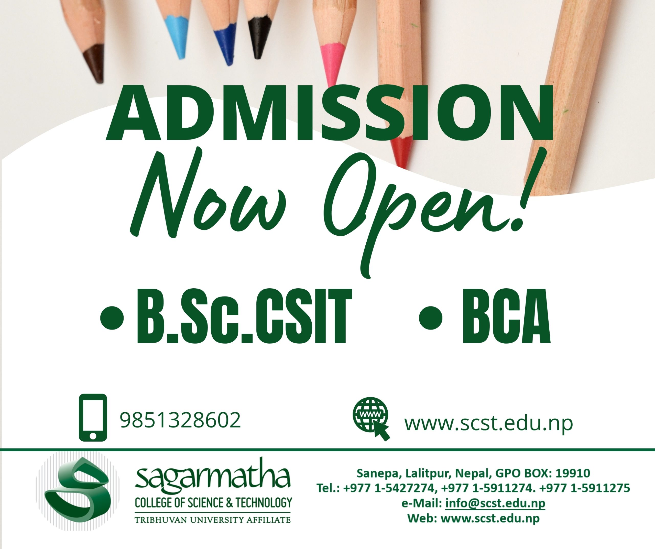 Admission Open for BCA