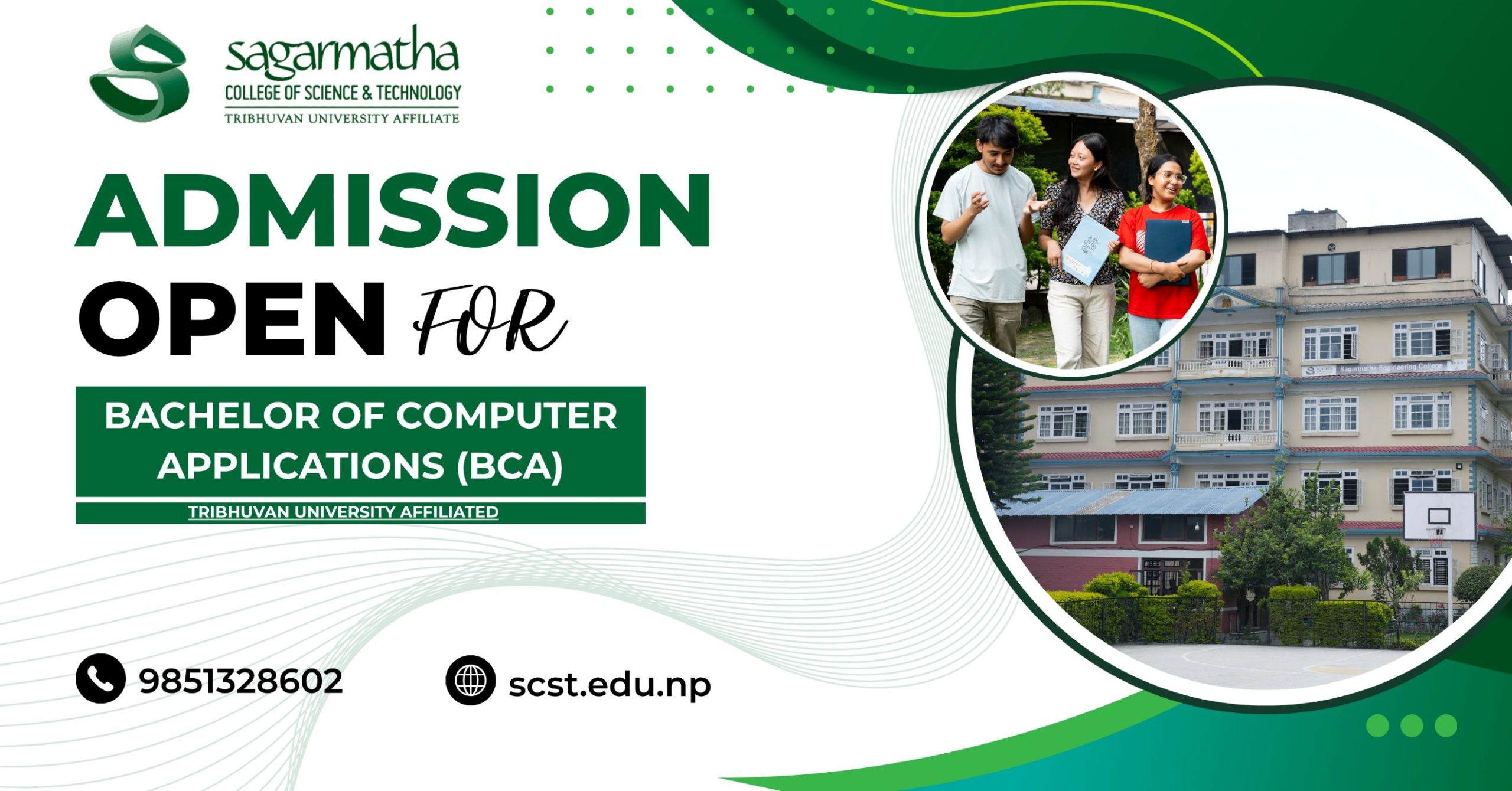 Admission for BCA